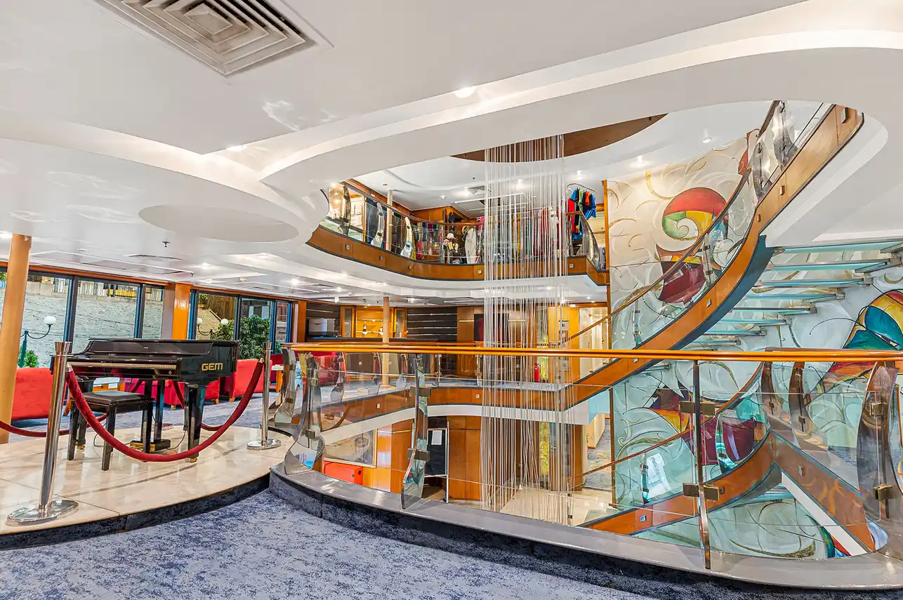 Lobby of the MS Mojito Nile Cruise Nile cruise